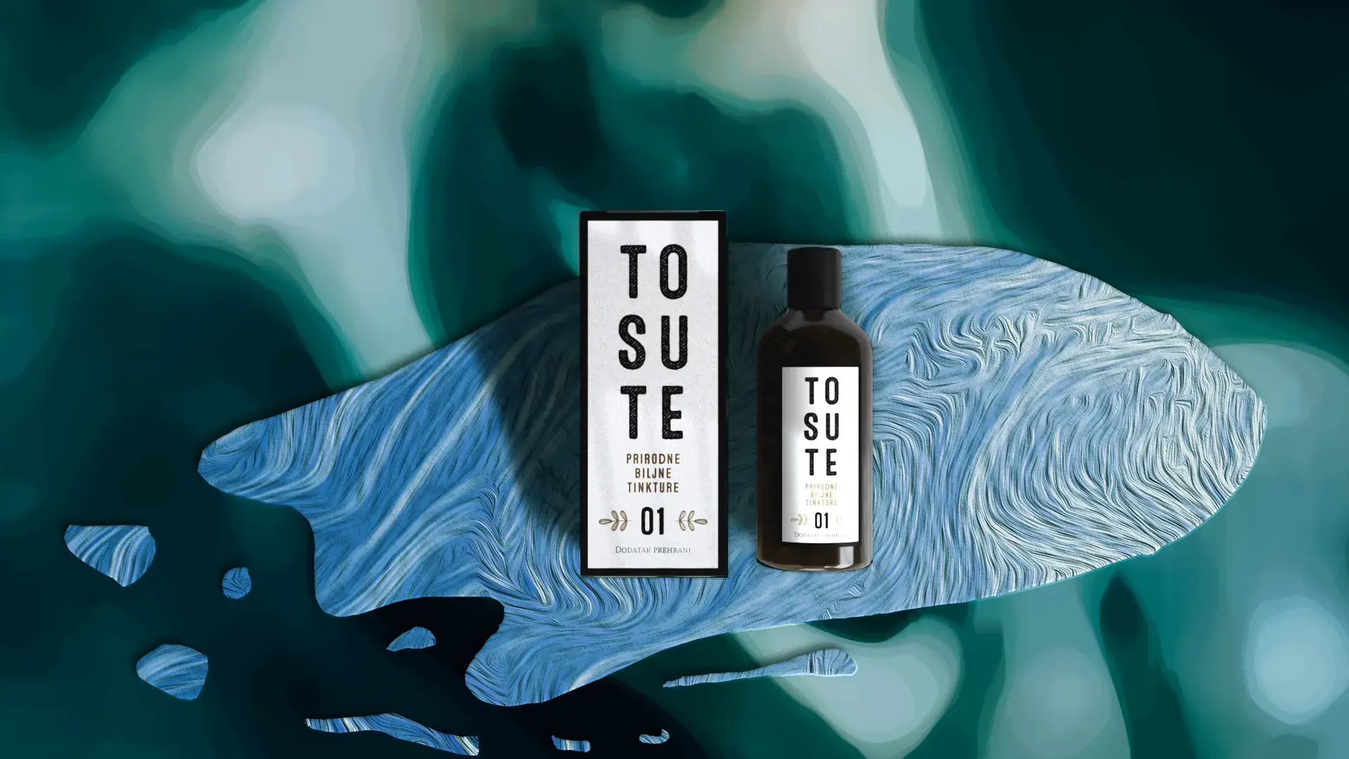 To Su Te natural herbal tincture bottle and box, product number 01